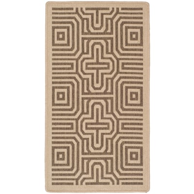 SAFAVIEH Courtyard Billye Indoor/ Outdoor Waterproof Patio Backyard Rug