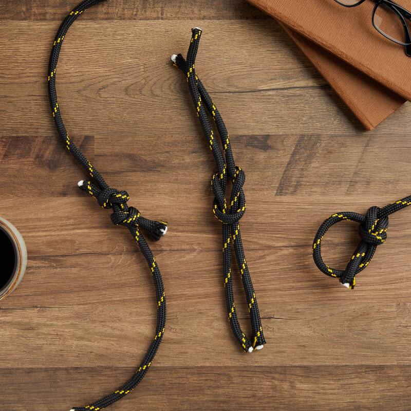 Braided Polyester Rope for Camping, Dock Lines, Knot Tying Practice