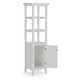 preview thumbnail 3 of 11, WYNDENHALL Hayes 56.3 inch H x 15.75 inch W Bath Storage Tower - 16 W x 16 D x 56 H - 16 W x 16 D x 56 H