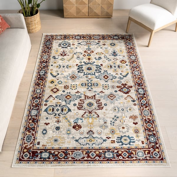 slide 2 of 8, Nuloom Isabella Checkered Machine Washable Area Rug 10' x 14'