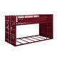 preview thumbnail 5 of 4, Twin/Twin Bunk Bed with Slat System & Safety Guardrail