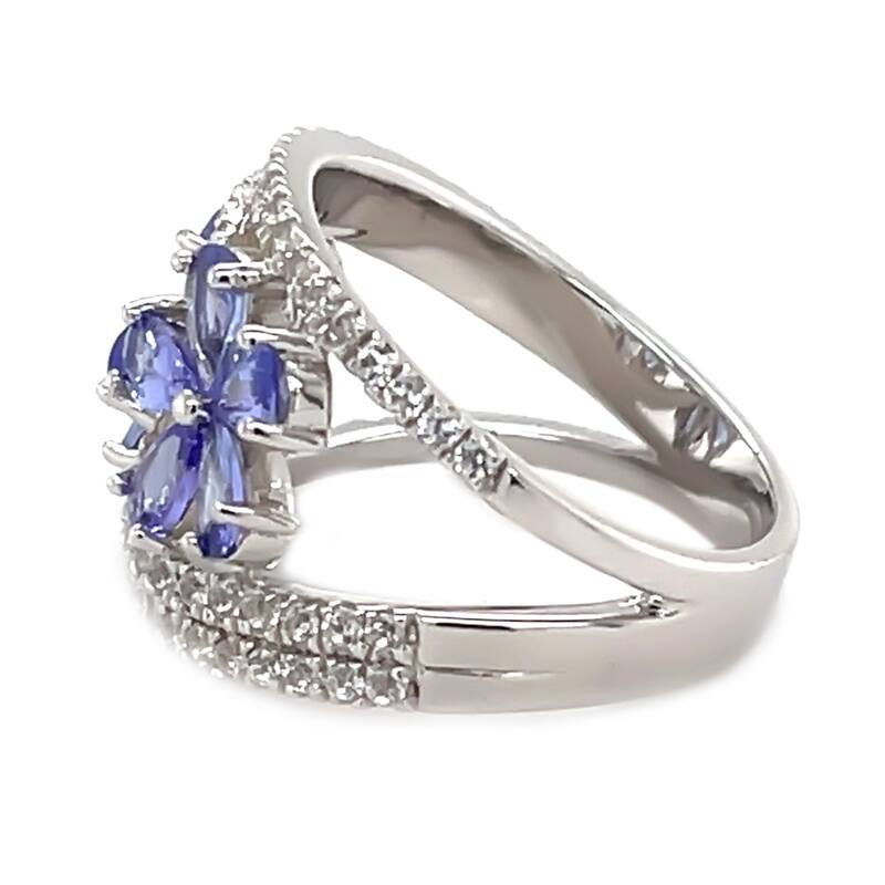 925 Sterling Silver Tanzanite Ring