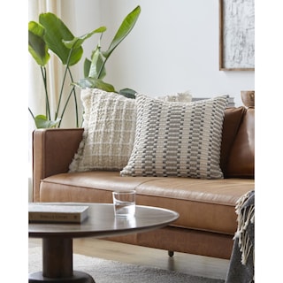 Livabliss Rotterdam Modern & Contemporary Stripe Accent Pillow