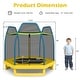 preview thumbnail 3 of 8, Costway 7FT Kids Trampoline Outdoor Indoor Recreational Bounce Jumper - See Details