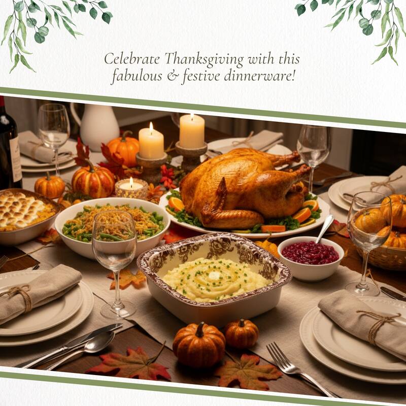 Spode Woodland Square Rim Dish Golden Retriever