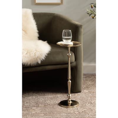Kate and Laurel Carling Metal Pedestal Table and Plant Stand