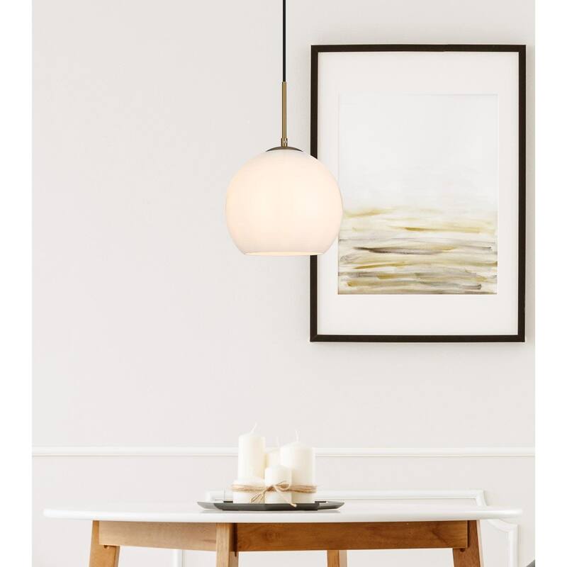 Elegant Lighting Baxter Single Light 10" Wide Mini Pendant with