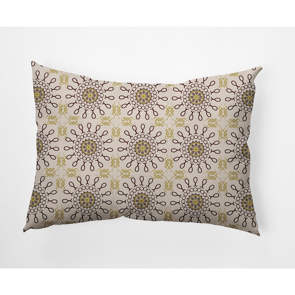 Sun Tile Indoor/Outdoor Throw Pillow
