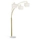 preview thumbnail 7 of 15, Broadway 3-light 4-way Switch Arch Floor Lamp