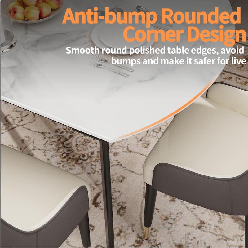 2 in 1 Extendable Dining Tables Folding Round to Rectangular