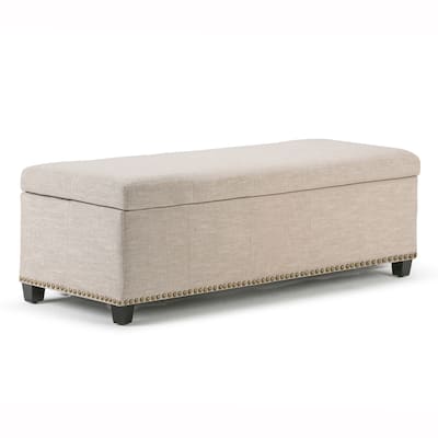 Modern Large Storage Ottoman