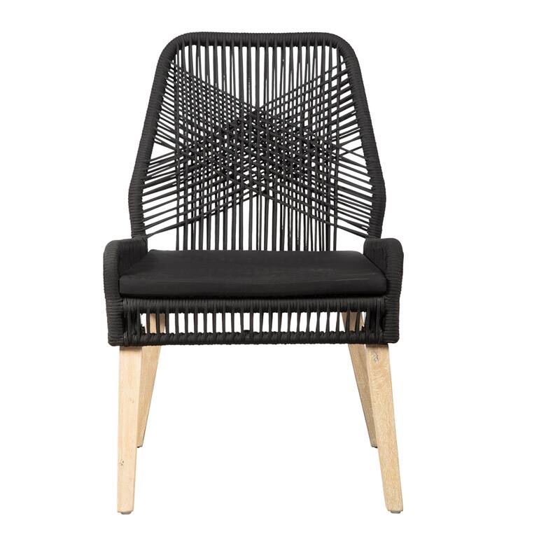 Nakia Woven Rope Dining Side Chairs (Set of 2)