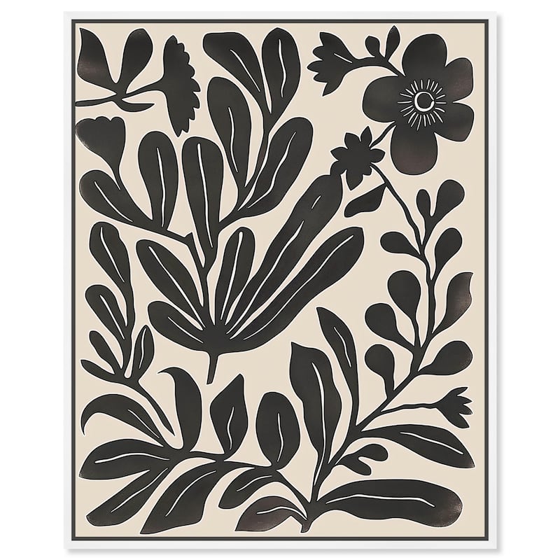 Ebony Eden Essence II Canvas by Art Remedy - White - 30" x 36"