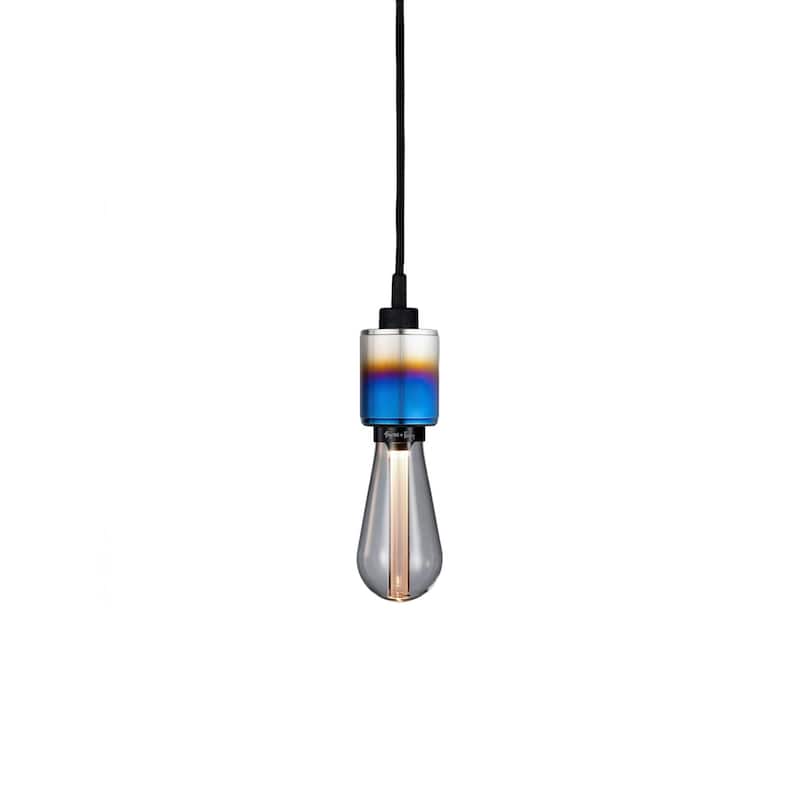 Buster + Punch NHM-052911 Heavy Metal 2" Wide Mini Pendant with Linear - Burnt Steel