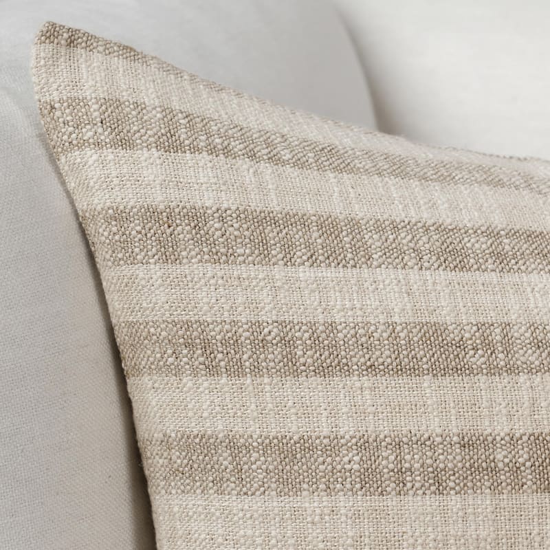 Villa by Classic Home Linna Linen Blend Fabric Throw Pillow