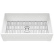 preview thumbnail 24 of 45, VIGO White Casement Front Matte Stone Farmhouse Kitchen Sink