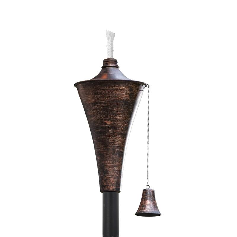 Oahu Tiki Torch - Brushed Bronze - 1 Pack