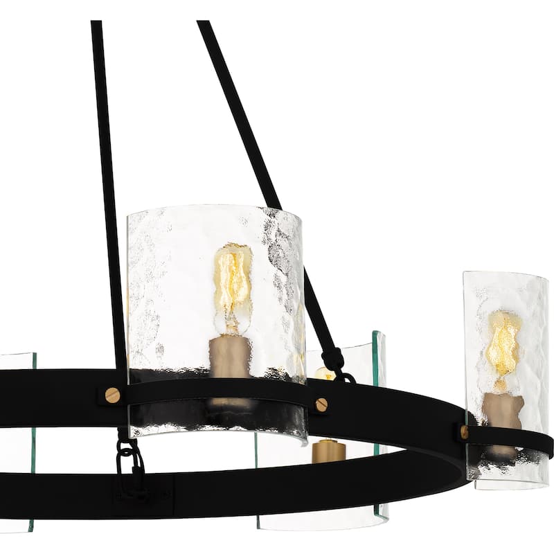 Gloucester 6-Light Matte Black Chandelier