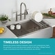 preview thumbnail 4 of 66, Kraus Allyn Traditional 3-Function Bridge Pulldown Kitchen Faucet