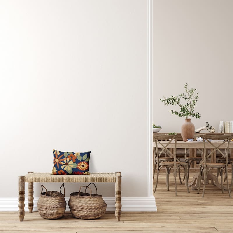 Fall Floral Indoor/Outdoor Throw Pillow