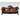 73" X 45" X 48" Golden Brown Velvet Loveseat W5 Pillows - 73' X 45' X 48'