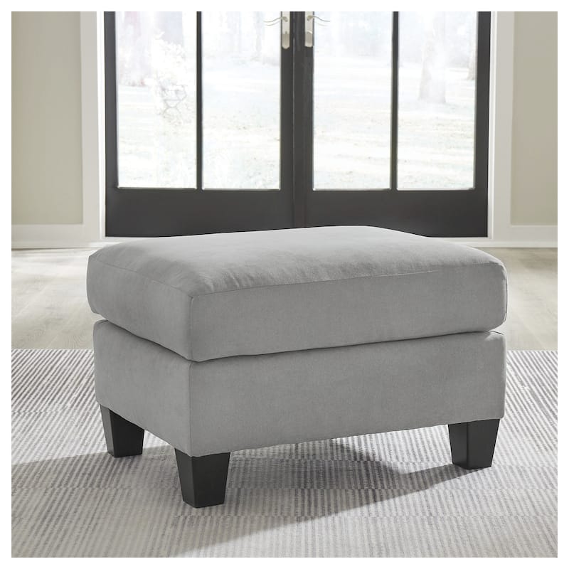 Signature Design by Ashley Adlai Gray Ottoman - 31"W x 24"D x 20"H - Gray