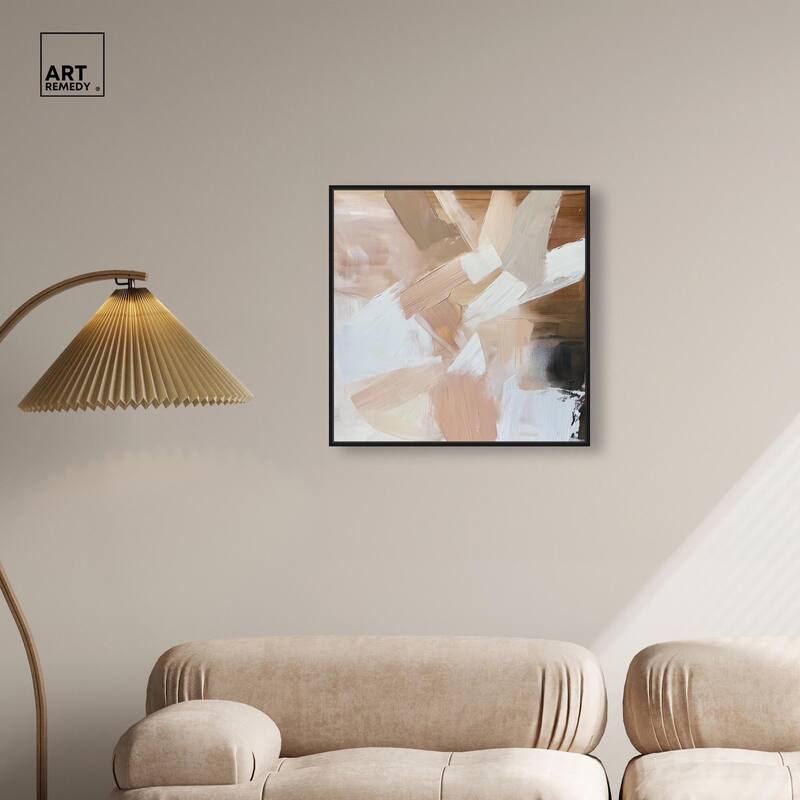 Taupe and Ash II Canvas by Art Remedy