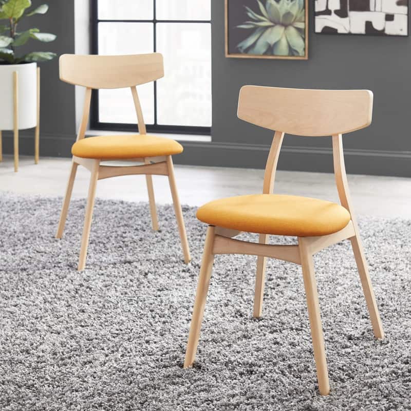 Simple Living Solid Beechwood Cadiz Dining Chairs (Set of 2)