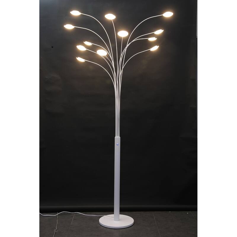 Artiva USA Quan Money Tree 12-Arch LED Floor Lamp - 84