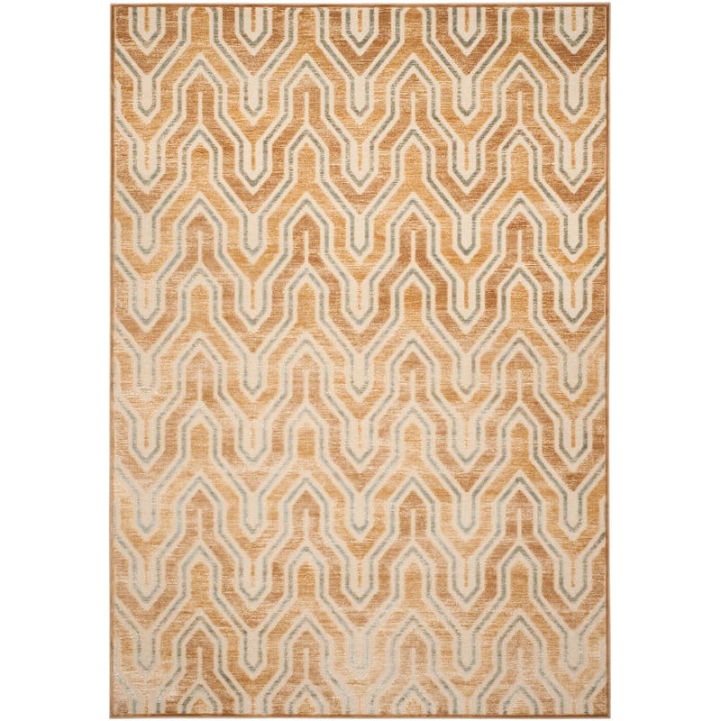 SAFAVIEH Paradise Flavie Modern Viscose Rug - 7'6" x 10'6" - Taupe/Multi
