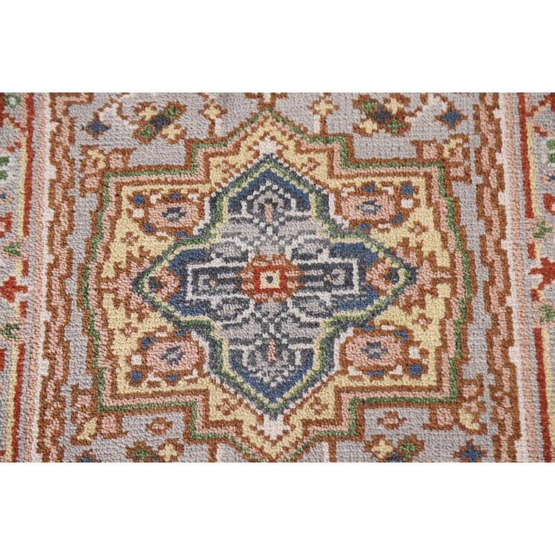 Grey Heriz Serapi Oriental Area Rug Handmade Wool Carpet - 2'0"x 3'0"
