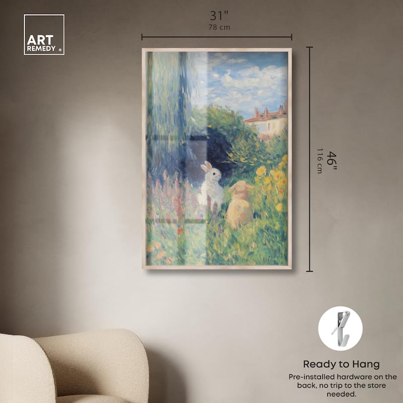 Quiet Gardeners Shadowbox by Art Remedy