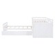 preview thumbnail 46 of 46, L-shaped Twin Loft Bed and Twin Platform Bed with 7 Drawers