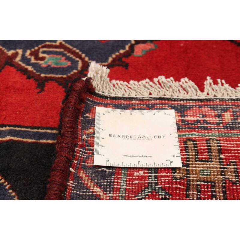 ECARPETGALLERY Hand-knotted Konya Anatolian Red Wool Rug - 4'11 x 10'2
