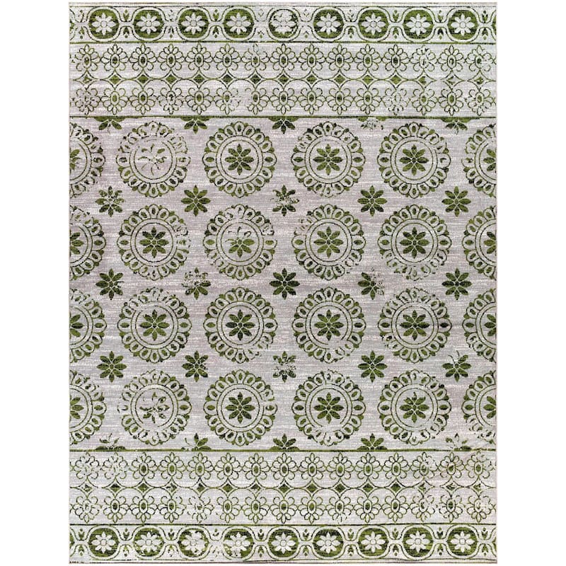 Livabliss Lavadora Updated Traditional Floral & Botanical Washable Area Rug