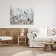 preview thumbnail 11 of 9, Stupell Birds Floral Meadow Blue White Blossoms Canvas Wall Art