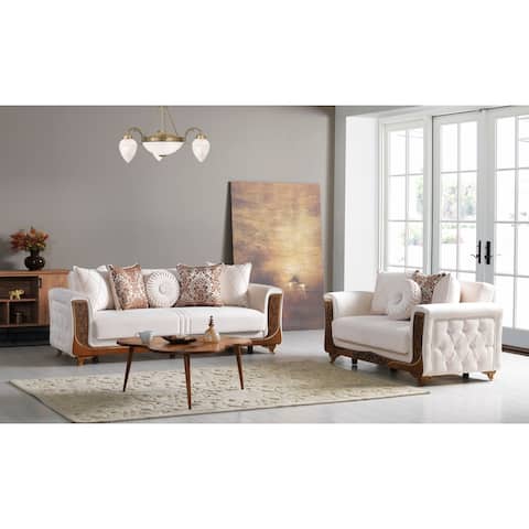 Talk 2-Pieces, Sofa and Loveseat Living Room Set
