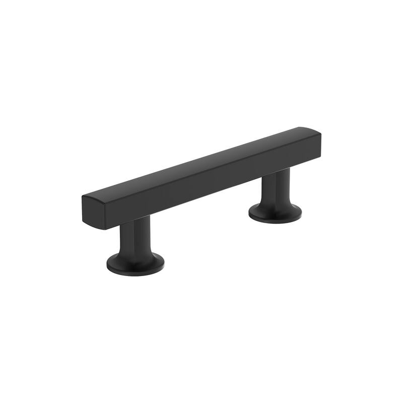 Amerock Everett Kitchen Cabinet Pull Handle - 3 in (76 mm) Center-to-Center - Matte Black