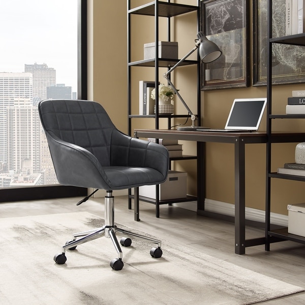 Art Leon 360 degree Swivel Home Office Chair with Caster. Opens flyout.