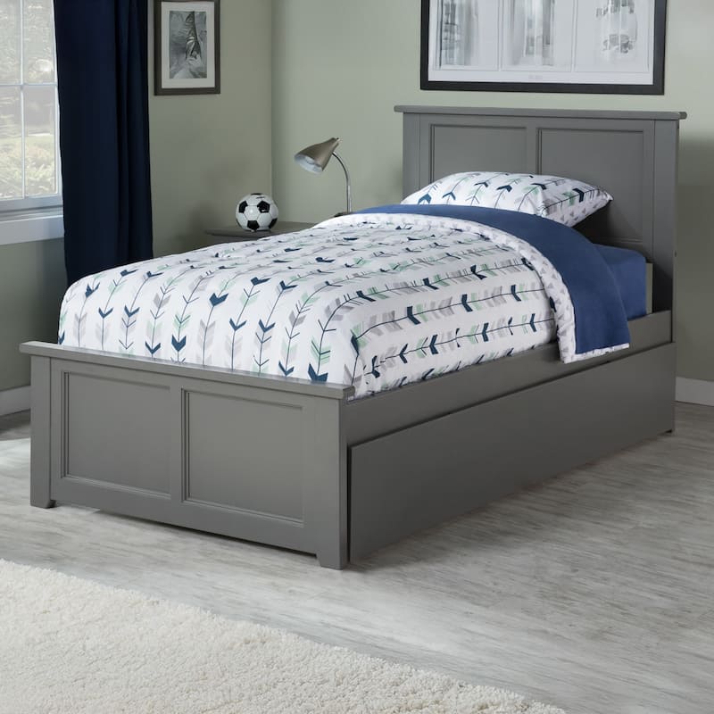 AFI Madison Platform Bed with Matching Footboard & Trundle