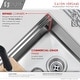 preview thumbnail 6 of 30, STYLISH 45 inch Stainless Steel 16G Workstation Undermount Kitchen Sink - Brushed Stainless Steel - 45" x 19" x 10"
