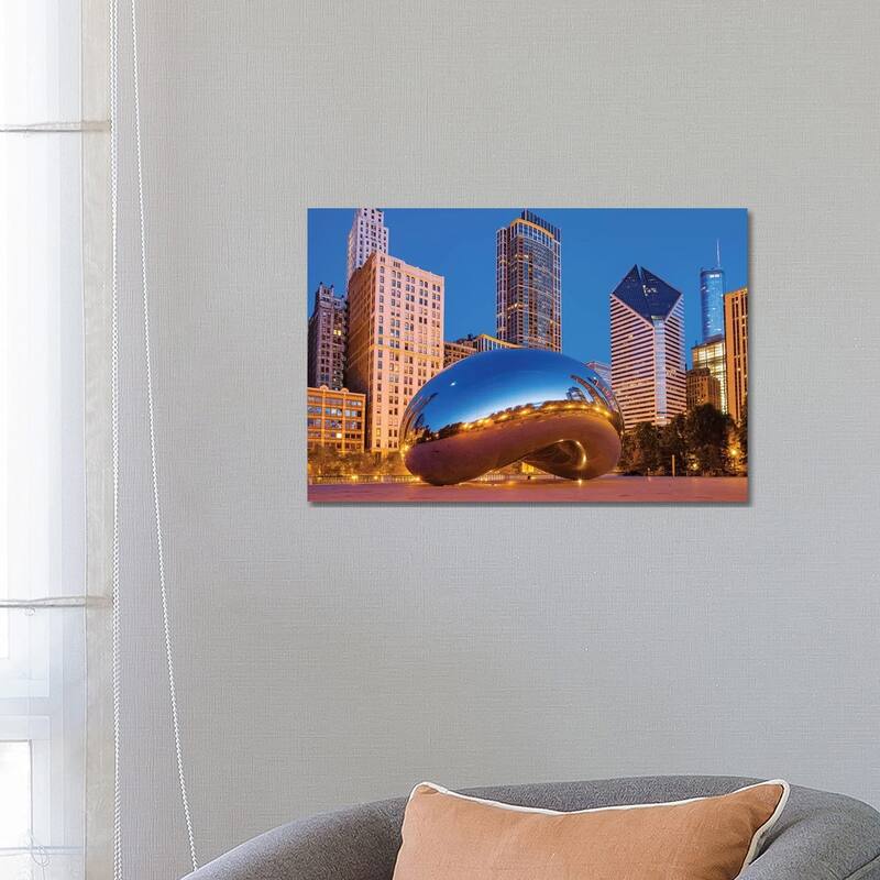 iCanvas "Cloud Gate, The Bean, Millennium Park " by Susanne Kremer Canvas Print - 18x26x1.5
