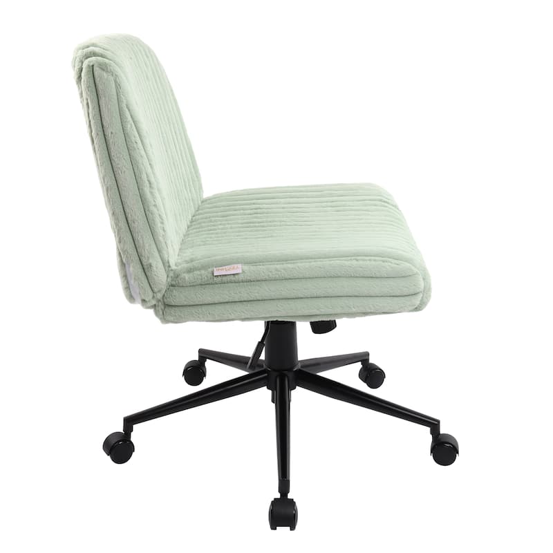 Modern Designs Plush Swivel Chair for Criss-Cross Seating