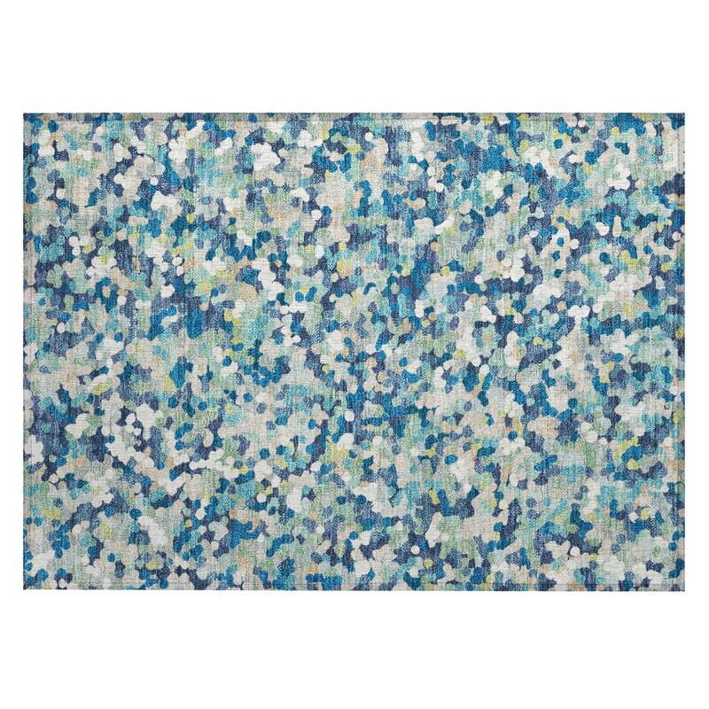 Machine Washable Indoor/ Outdoor Contemporary Halia Chantille Rug