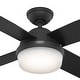 preview thumbnail 11 of 23, Hunter 52" Dempsey Ceiling Fan w/LED Light Kit, Handheld Remote - Contemporary, Transitional