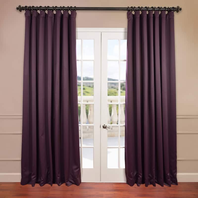 Exclusive Fabrics Extra Wide 96-Inch Room Darkening Curtain (1 Panel)