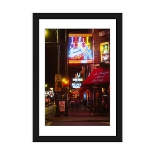 iCanvas quot night in a city Rum Boogie Cafe Beale Street Memphis