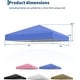 preview thumbnail 21 of 23, 10x10FT Canopy Replacement Top, Waterproof UV Resistant Tent Cover with Air Vent White