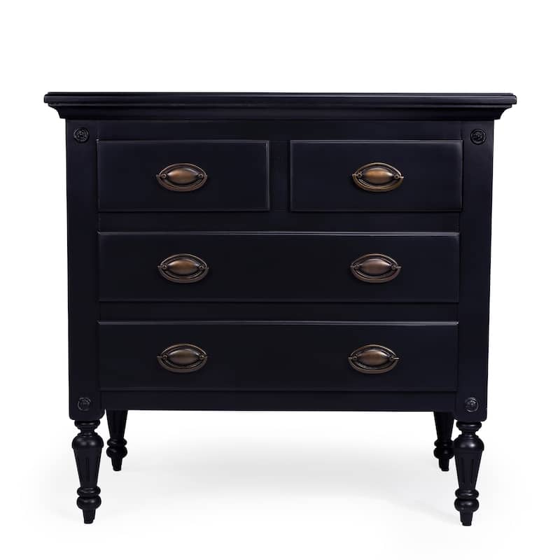 Easterbrook 31.5 in. W Rectangular Wood 4-Drawer Accent Chest