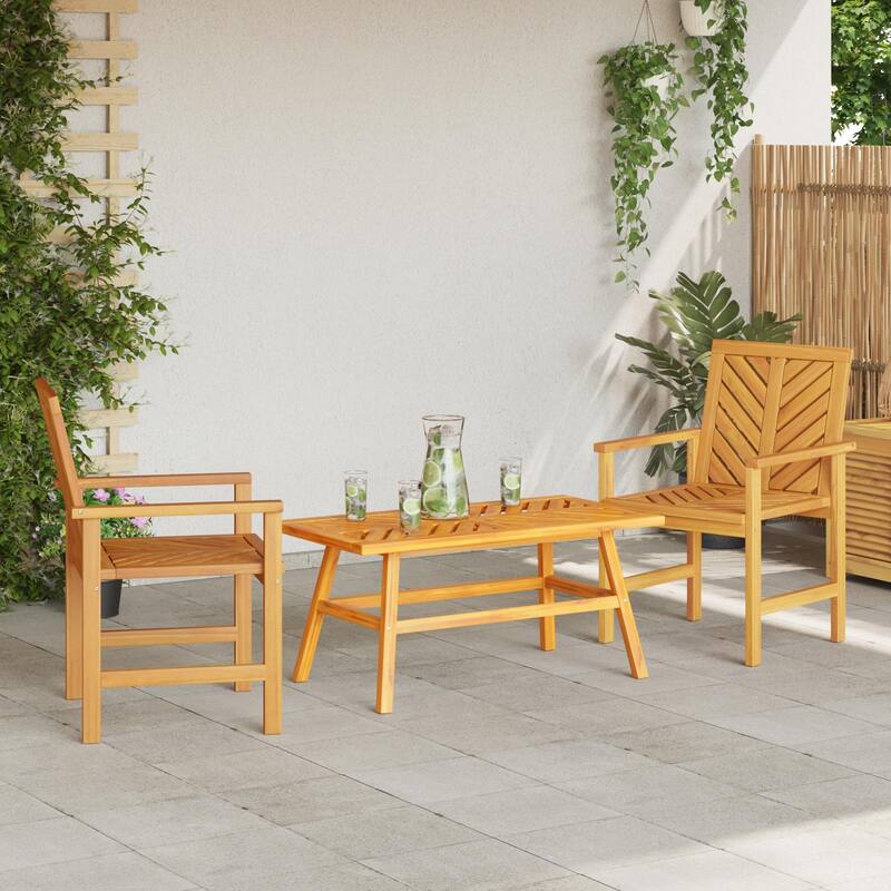 vidaXL 3/4/5 Piece Garden Lounge Set Solid Wood Acacia